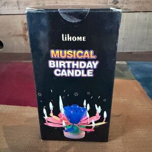 LiHome Musical Birthday Candle - New In Box